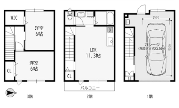 物件○○の間取り図