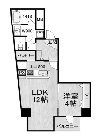 物件○○の間取り図