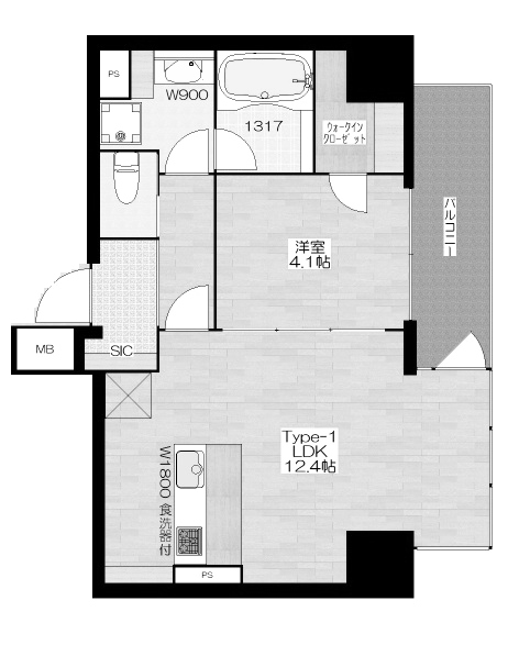 物件○○の間取り図