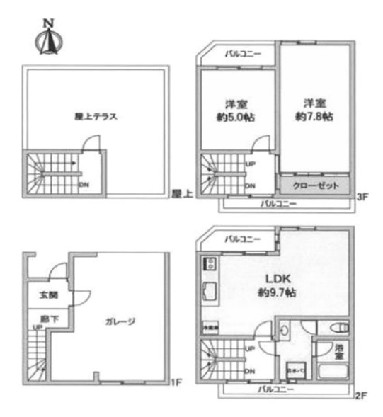 物件○○の間取り図