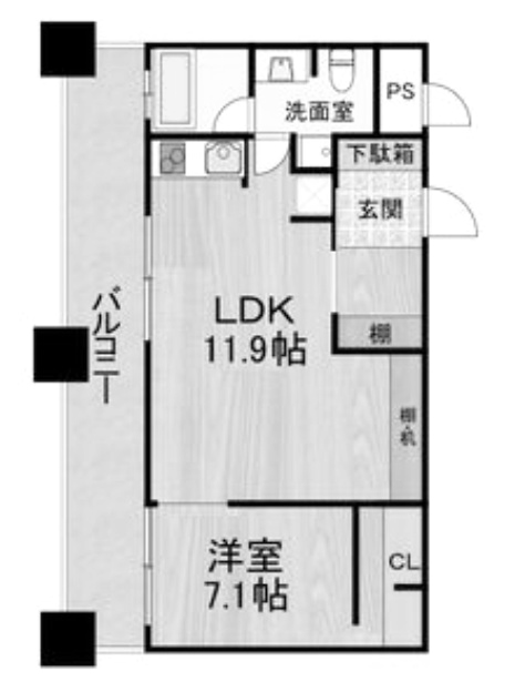 物件○○の間取り図