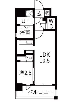 物件○○の間取り図