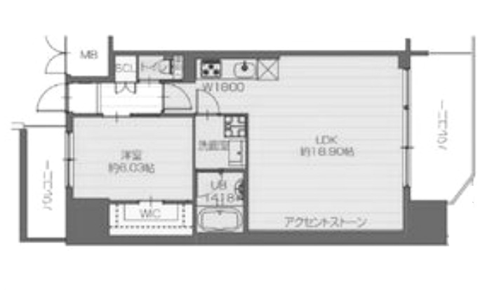 物件○○の間取り図