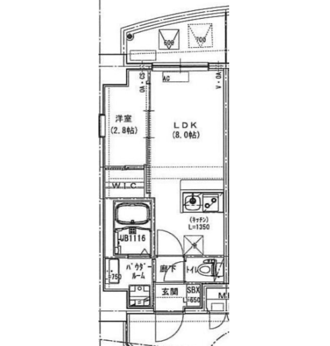 物件○○の間取り図