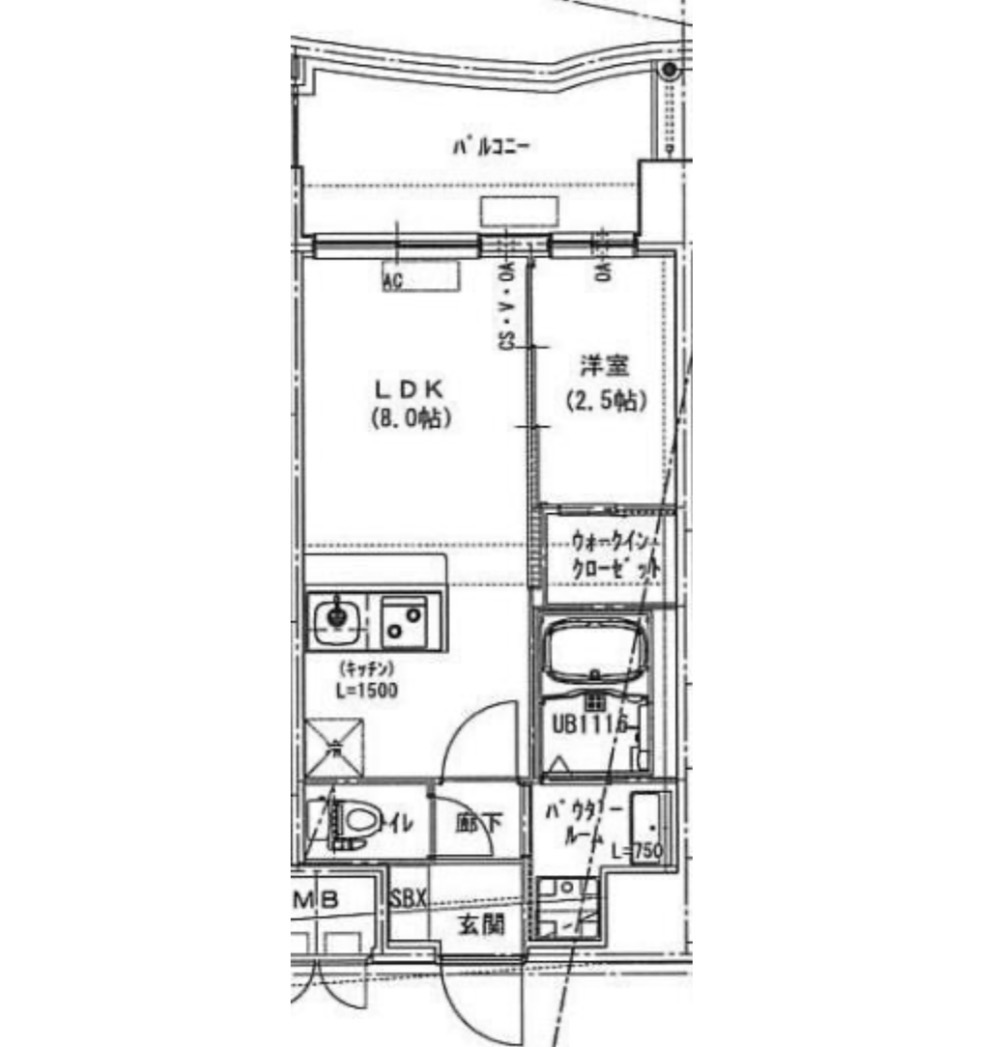 物件○○の間取り図