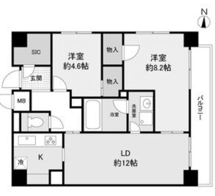 物件○○の間取り図