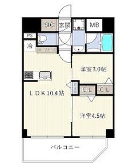 物件○○の間取り図