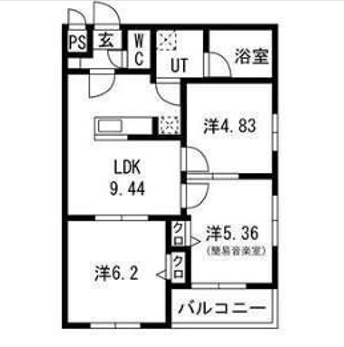 物件○○の間取り図