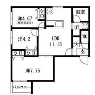 物件○○の間取り図