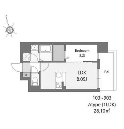 物件○○の間取り図