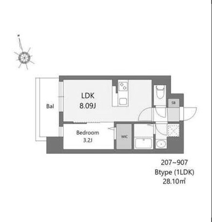 物件○○の間取り図