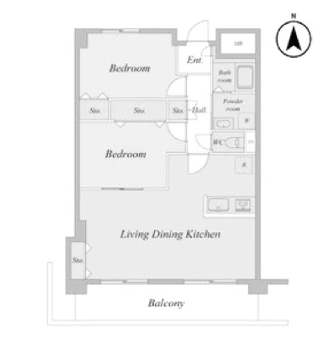 物件○○の間取り図