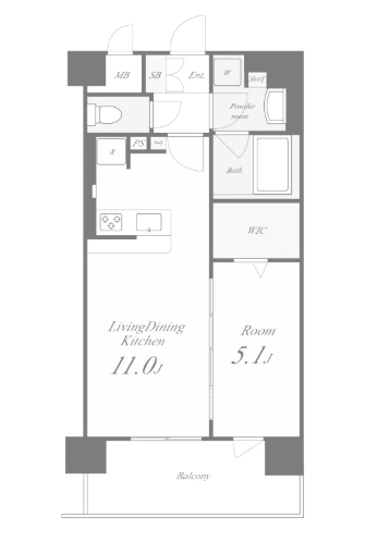 物件○○の間取り図