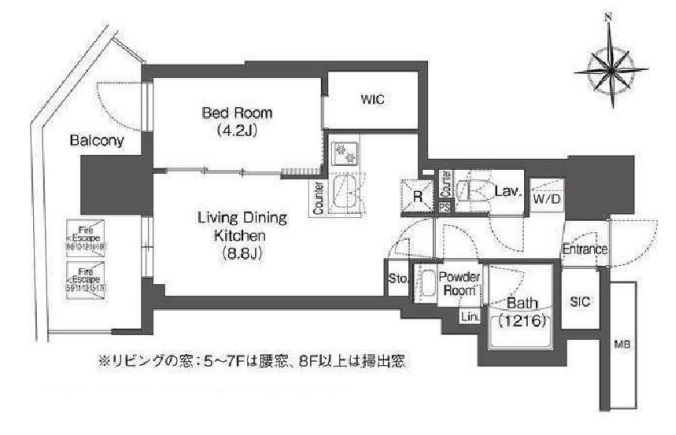 物件○○の間取り図