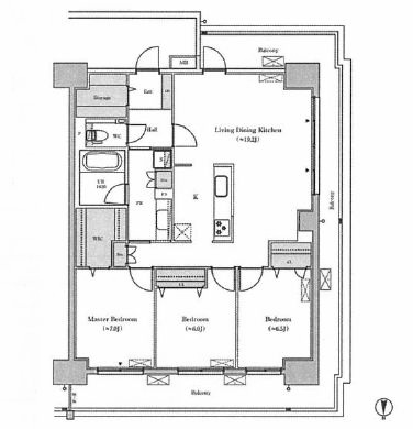 物件○○の間取り図