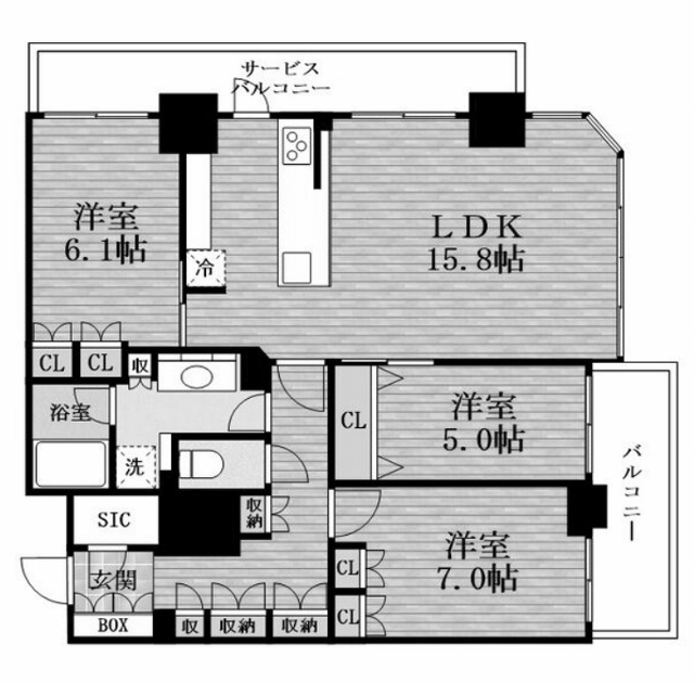 物件○○の間取り図