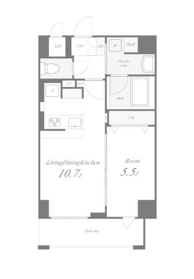 物件○○の間取り図