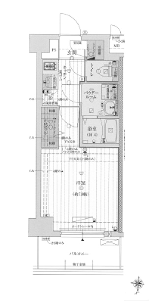 物件○○の間取り図
