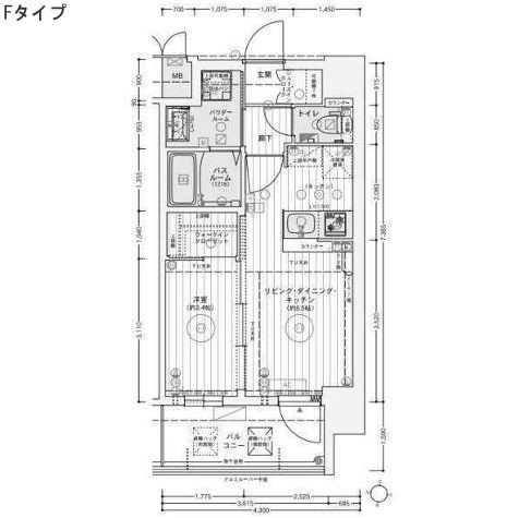 物件○○の間取り図