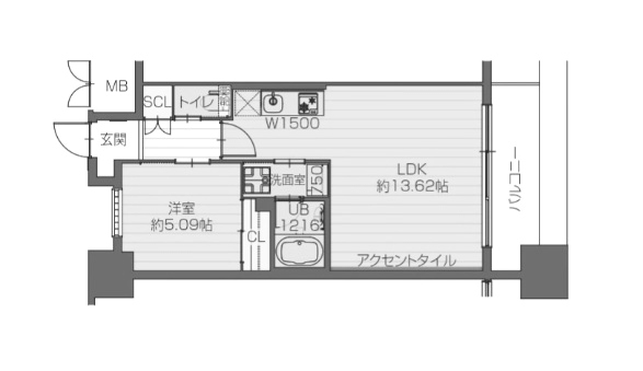 物件○○の間取り図
