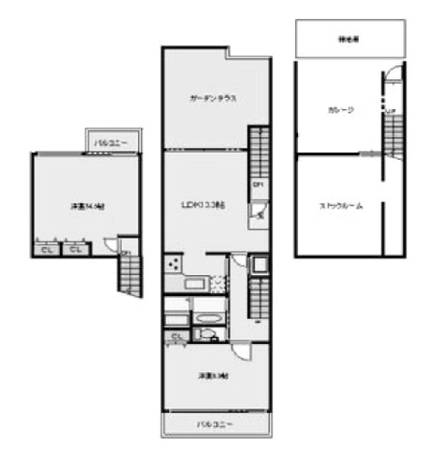 物件○○の間取り図