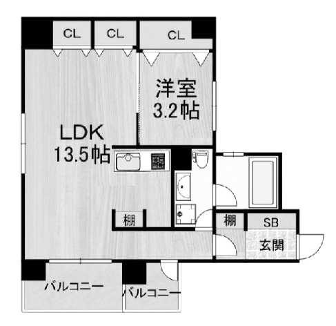 物件○○の間取り図