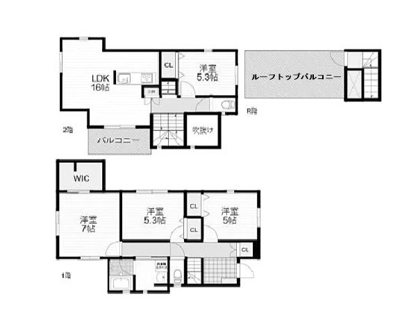 物件○○の間取り図