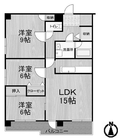 物件○○の間取り図