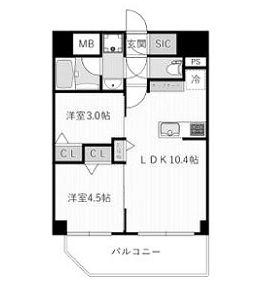 物件○○の間取り図
