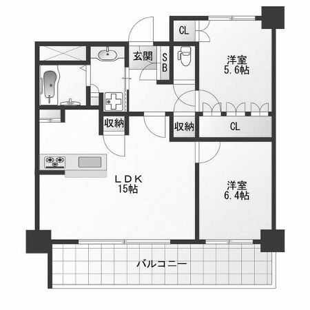 物件○○の間取り図