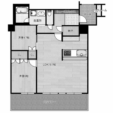 物件○○の間取り図