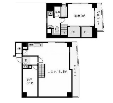 物件○○の間取り図