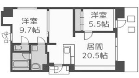 物件○○の間取り図