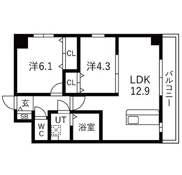 物件○○の間取り図