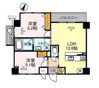 物件○○の間取り図