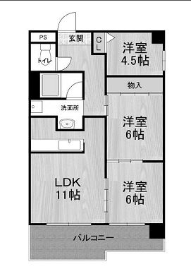 物件○○の間取り図