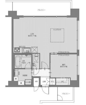 物件○○の間取り図