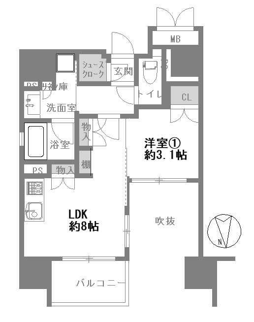 物件○○の間取り図