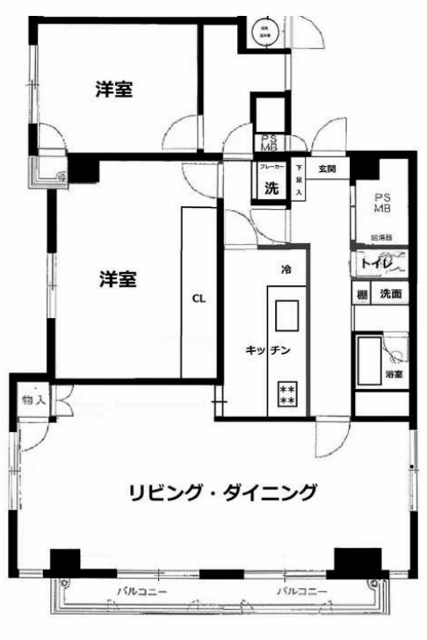 物件○○の間取り図