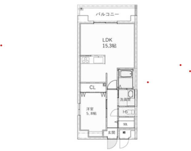 物件○○の間取り図
