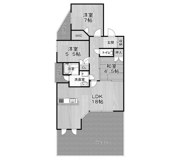 物件○○の間取り図