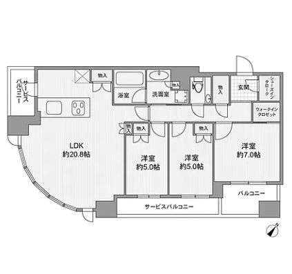 物件○○の間取り図