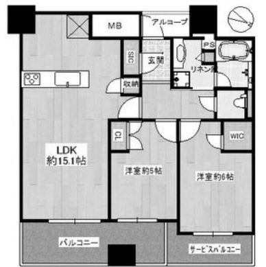 物件○○の間取り図