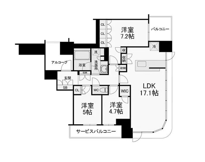 物件○○の間取り図