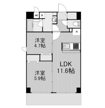 物件○○の間取り図