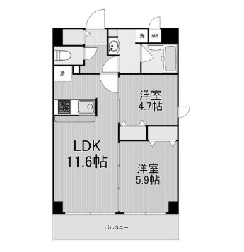物件○○の間取り図