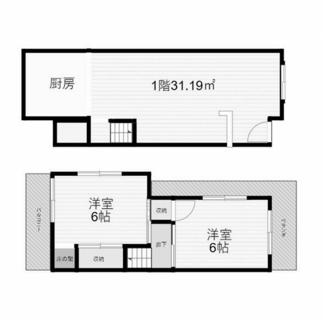 物件○○の間取り図