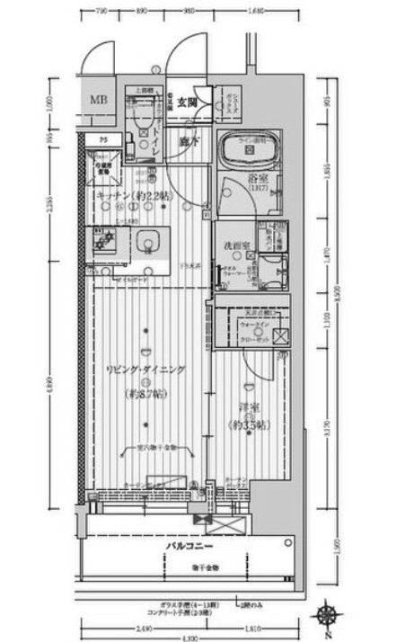 物件○○の間取り図