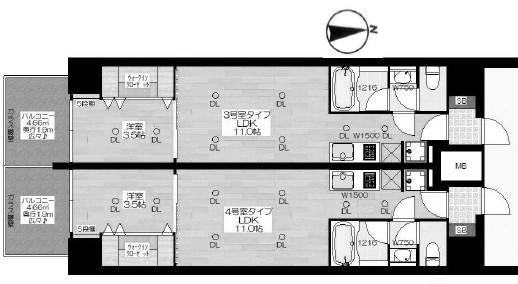 物件○○の間取り図