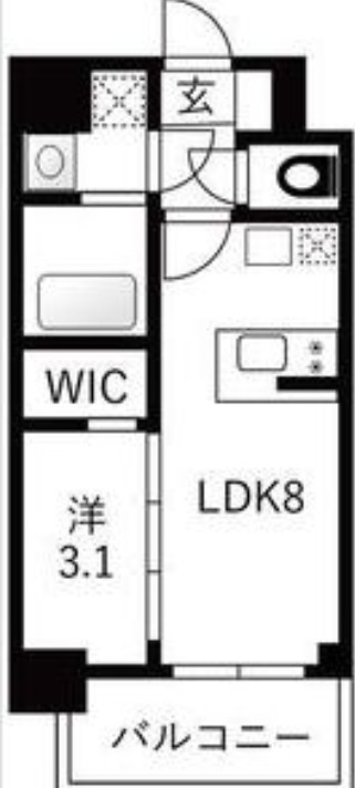 物件○○の間取り図